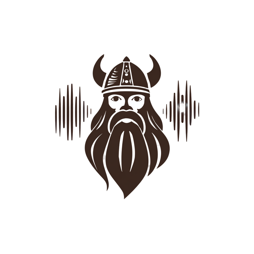 A viking face listening to sounds